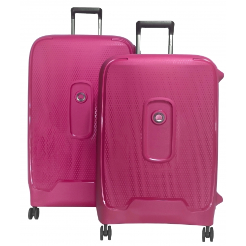 Lot 2 valises rigides Delsey Montcenis 69cm et 82cm TSA