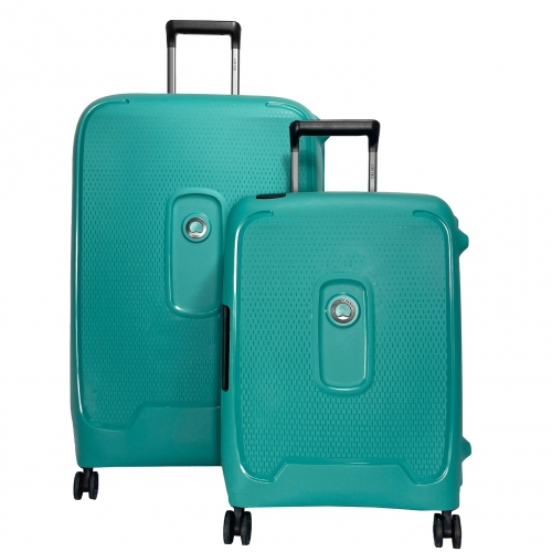 Lot 2 valises rigides Delsey Montcenis cabine 55cm et soute 76cm