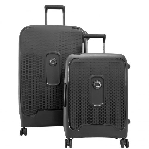 Lot 2 valises rigides Delsey Montcenis cabine 55cm et soute 76cm