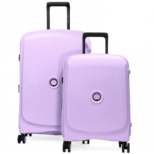 Lot 2 valises rigides Delsey Beaumont cabine 55cm et soute extensible 71cm TSA