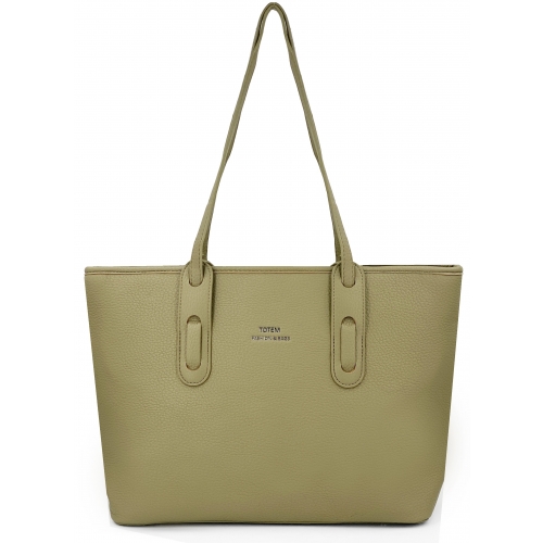 Sac à main cabas A4 anses longues Totem