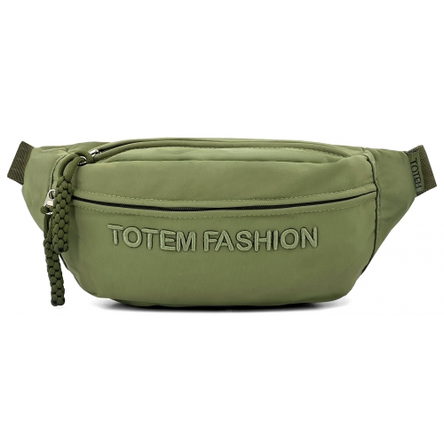 Sac à main bandoulière banane Bleu Cerise - Taille M