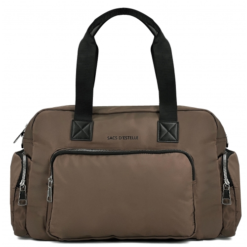 Sac à main cabas anses longues Bleu Cerise