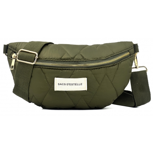 Sac à main bandoulière banane matelassé Sacs d'Estelle - Taille M