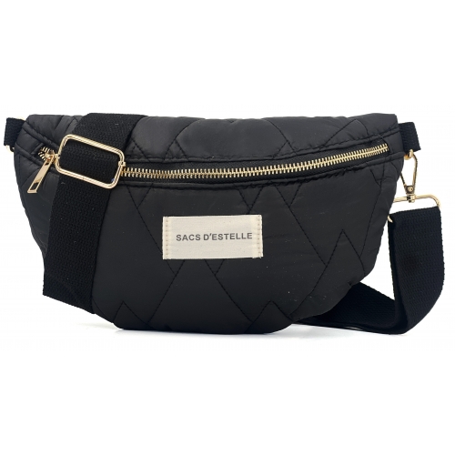 Sac à main bandoulière banane matelassé Sacs d'Estelle - Taille M