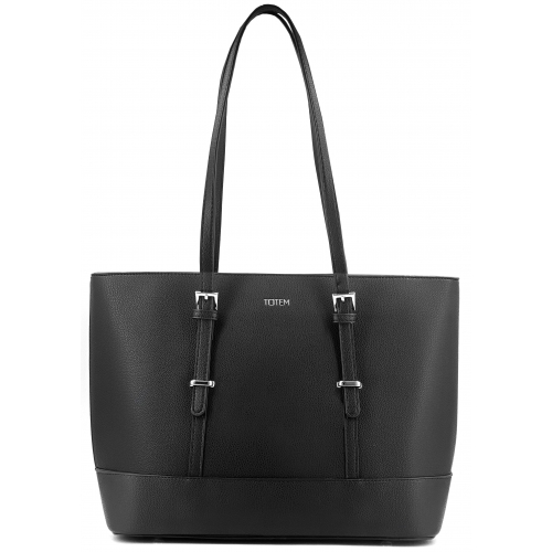 Sac à main cabas A4 anses longues Bleu Cerise