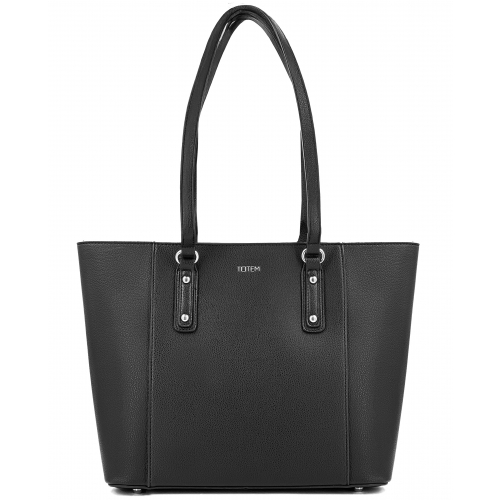 Sac à main cabas A4 anses longues Bleu Cerise