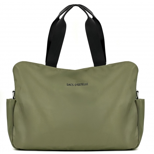 Sac à main cabas anses longues Bleu Cerise