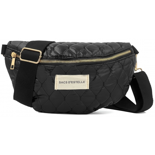 Sac à main bandoulière banane matelassé Sacs d'Estelle - Taille M