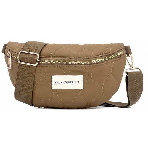 Sac à main bandoulière banane matelassé Sacs d'Estelle - Taille M