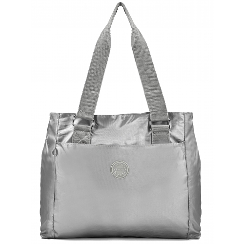 Sac à main cabas anses longues Bleu Cerise