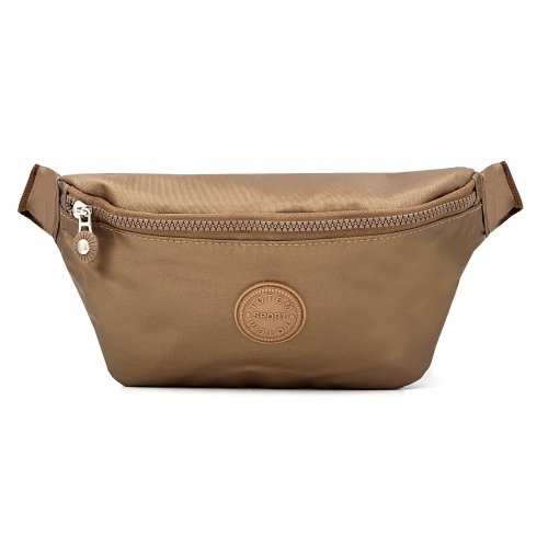 Sac à main bandoulière banane Bleu Cerise - Taille S