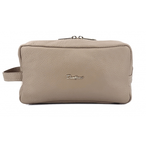 Trousse de toilette en cuir de vachette David Jones