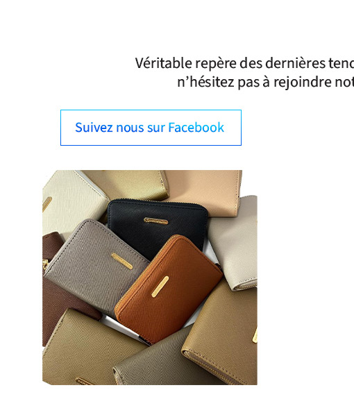Facebook officiel Maroquinerie Bleu Cerise