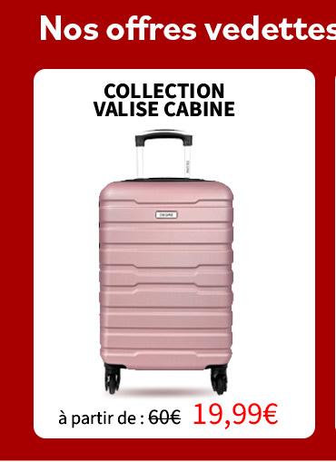 Selection valise cabine pas cher