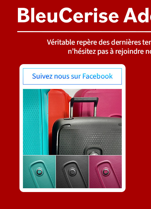 Facebook officiel Maroquinerie Bleu Cerise