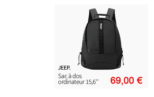   Bleu Cerise Sac à dos JEEP JS011B 