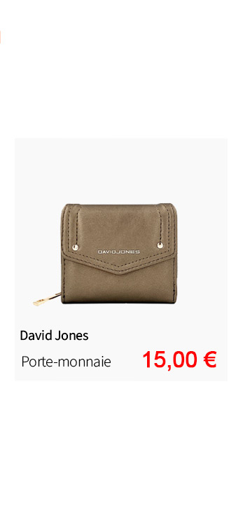 Bleu Cerise Porte Monnaie David Jones pas cher