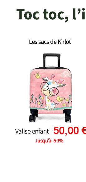  Bleu Cerise Bagagerie Valise Enfant Promotion 