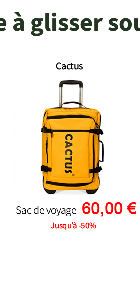 Bleu Cerise Bagagerie Sac de voyage Cactus Promotion 