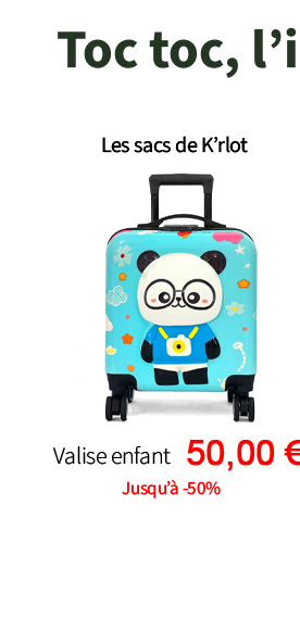  Bleu Cerise Bagagerie Valise Enfant Promotion 