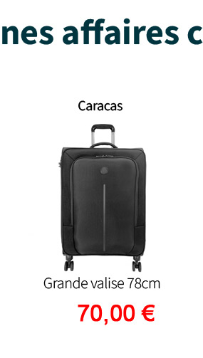  Bleu Cerise Bagagerie Grande valise Caracas 