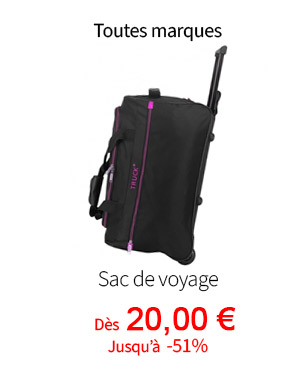  Bleu Cerise Bagagerie Sac de Voyage en Soldes 