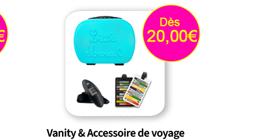 Bleu Cerise Bagagerie Vanity zr Coffret accessoire de voyage 