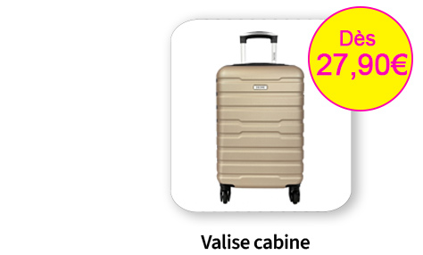  Bleu Cerise Bagagerie Valise cabine en promotions et a prix bas 