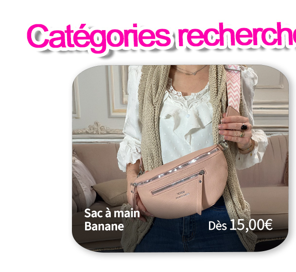  Bleu Cerise Maroquinerie Sac à main Banane pour femme 