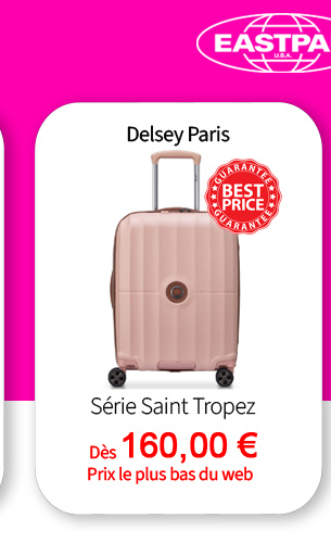  Bleu Cerise Bagagerie Delsey Saint Tropez à prix bas 