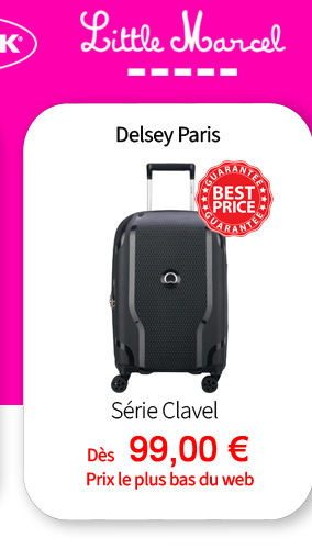 Bleu Cerise Bagagerie Delsey Clavel à prix bas 