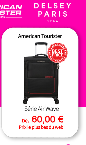 Bleu Cerise Bagagerie American Tourister Air Wave à prix bas 