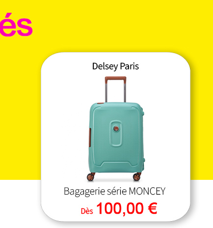  Bleu Cerise Bagagerie Valise MONCEY Delsey Paris à Prix Bas  