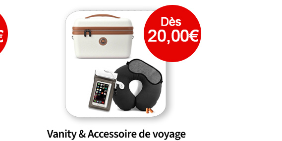 Bleu Cerise Bagagerie Vanity et Coffret accessoire de voyage 