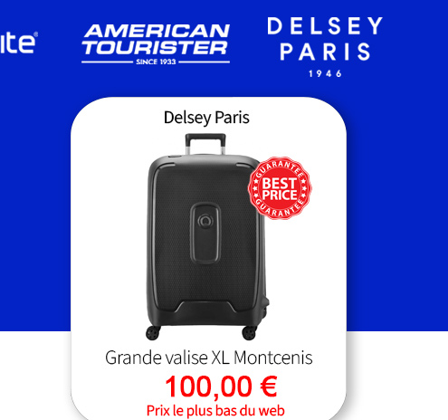 Bleu Cerise Bagagerie Montcenis Delsey Paris à Prix Bas 