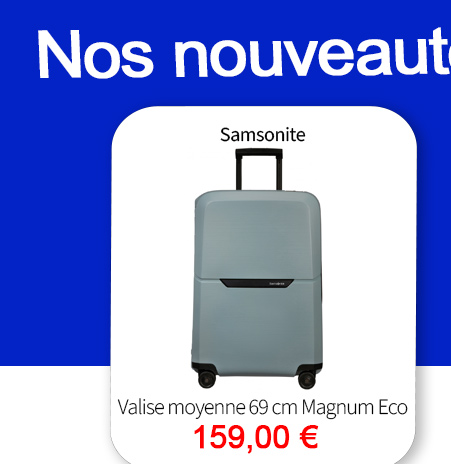  Bleu Cerise Valise Moyenne 69 cm Magnum Eco Samsonite