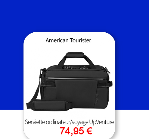 Bleu Cerise Serviette porte-ordinateur et voyage Up Venture American Tourister 