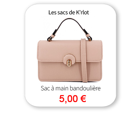 Bleu Cerise Sac a main pas cher 5 euros  
