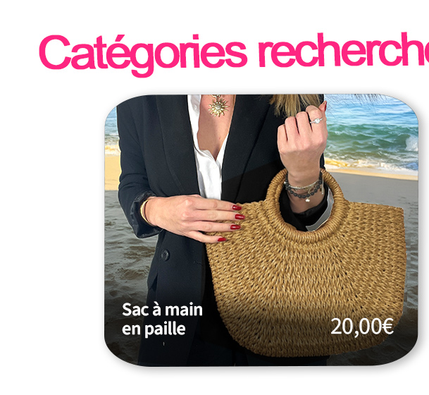  Bleu Cerise Maroquinerie Sac à main en paille 
