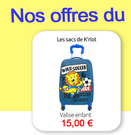  Bleu Cerise Bagagerie Valise Enfant Les sacs de K'rlot