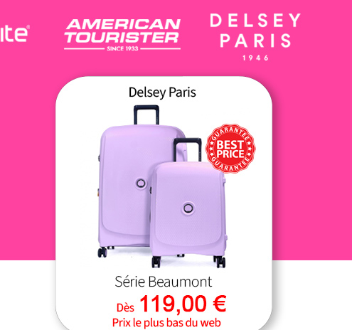 Bleu Cerise Bagagerie Beaumont Delsey Paris à Prix Bas 