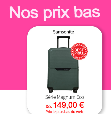  Bleu Cerise Bagagerie Samsonite Magnum Eco à prix bas 
