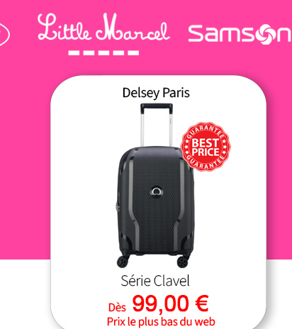  Bleu Cerise Bagagerie Clavel Delsey Paris à Prix Bas 