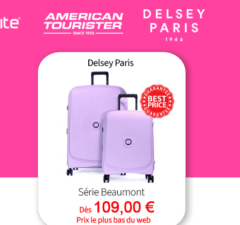 Bleu Cerise Bagagerie Beaumont Delsey Paris à Prix Bas 