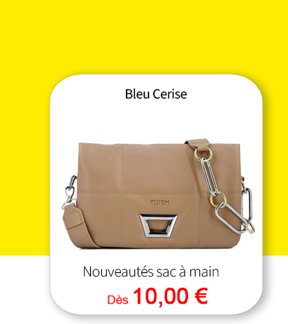  Bleu Cerise Maroquinerie Sac a main à main bandoulière Pas Cher Tendance 