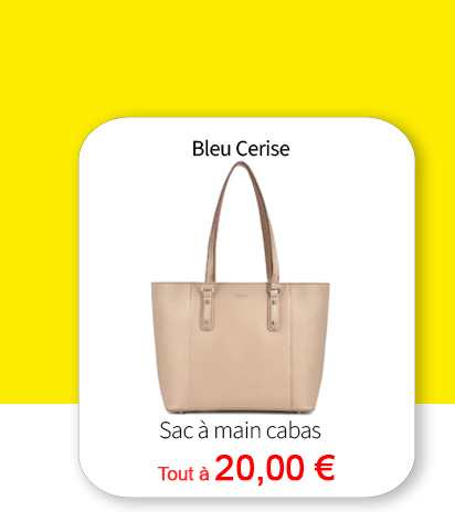  Bleu Cerise Maroquinerie Sac a main à main bandoulière Pas Cher Tendance 