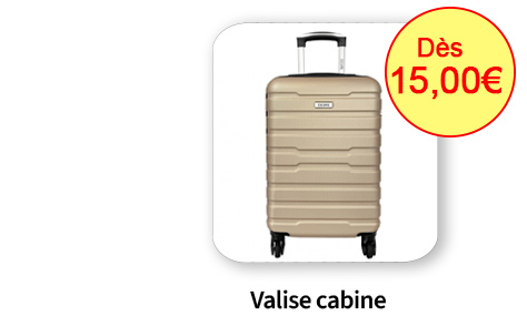  Bleu Cerise Bagagerie Valise cabine en promotions et a prix bas 