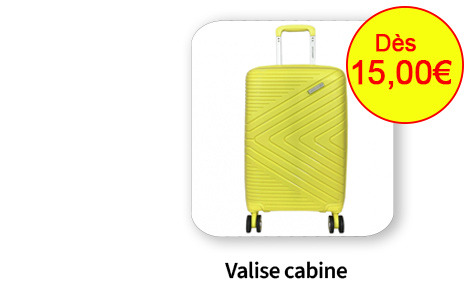  Bleu Cerise Bagagerie Valise cabine en Soldes et à prix bas 