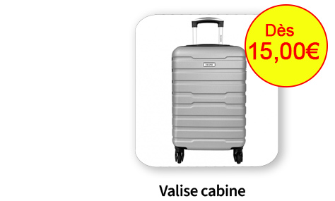  Bleu Cerise Bagagerie Valise cabine en Soldes et à prix bas 